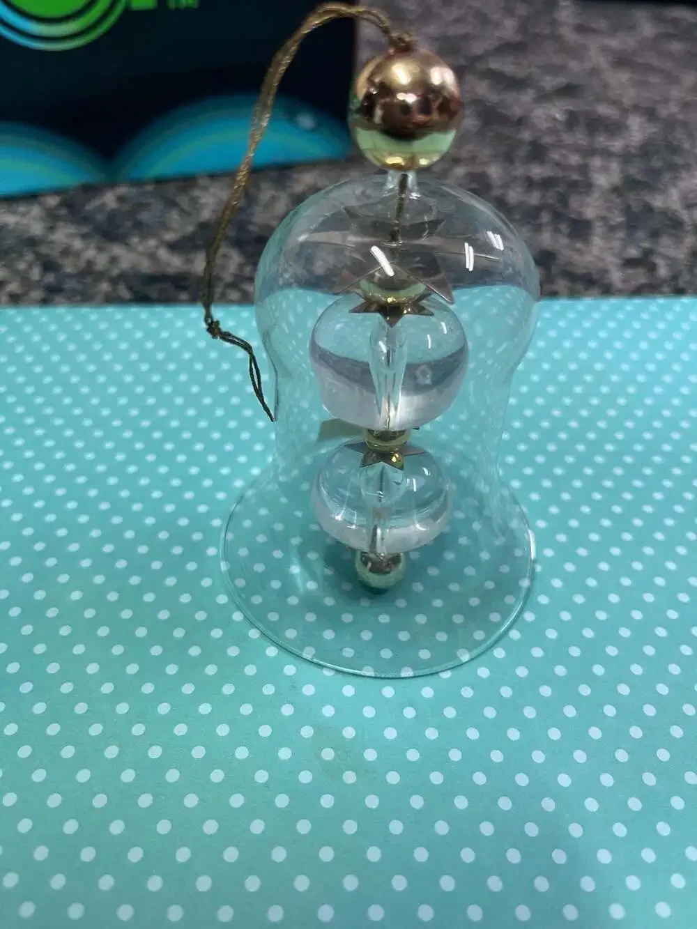 Glocken Rut Lachenwitz Glass Bell Ornament Made in Western Germany